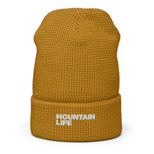 Load image into Gallery viewer, Mountain Life Waffle beanie