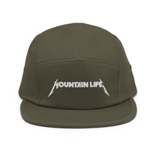 Load image into Gallery viewer, Mountain Metal Five Panel Cap