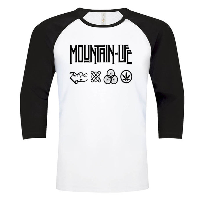 Led Mountain - Rocker Tee - s / Baseball White w/ Black 