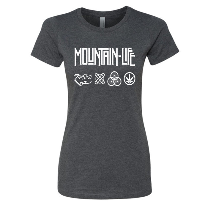Led Mountain - Women’s Series Rocker Tee - s / T Shirt Grey